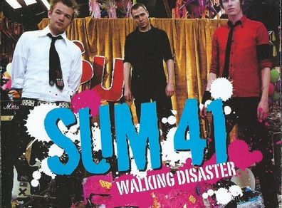 Sum 41 "Walking Disaster" CD, Promo