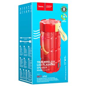 hoco HC7 Bluetooth 5.0 Sport Wireless Bluetooth Speaker (Red)
