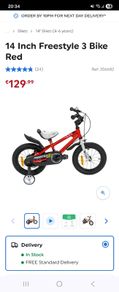 14inch freestyle 3 bike