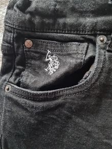 black polo boys jeans