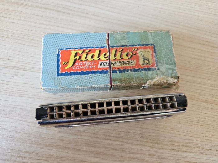 Vintage Koch Fidelio Harmonica - Made in Germany