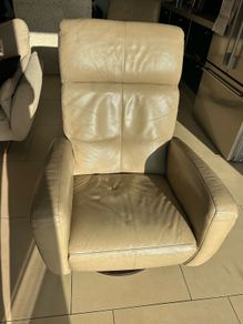 2 leather reclining armchairs FREE