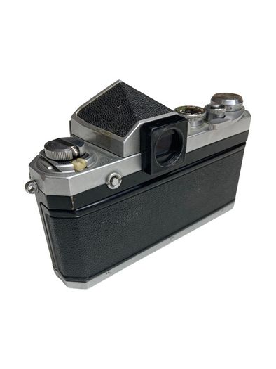 Vintage Nikon F Chrome Eye-Level SLR Film Camera Body - Clean, Tested Mechanics