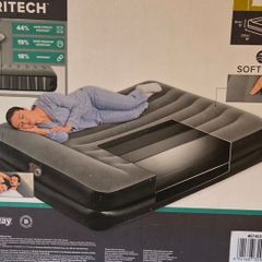 Double Air Bed Built-In Pump
