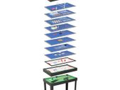 15-in-1 Multi Game Table 121x61x82 cm Black