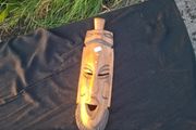 wood african mask postage possible