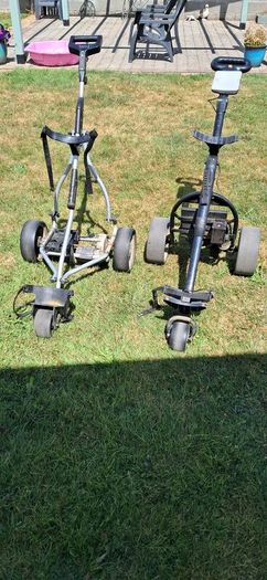 Mocad & Powcaddy electric golf trolleys