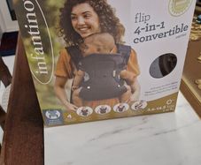 Infantino Flip  4-in-1 Baby Carrier Black Denim