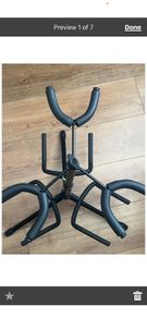Guitar stand Comfortably takes 3 instruments and collapses for hand storage/travel height adjustment option electric acoustic classical guitar parts accessories