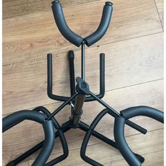 Guitar stand Comfortably takes 3 instruments and collapses for hand storage/travel height adjustment option electric acoustic classical guitar parts accessories