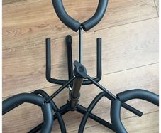 Electric Guitar stand Comfortably takes 3 instruments and collapses for hand storage/travel height adjustment option  electric acoustic classical guitar parts accessories