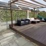garden L Sofa table and cusions Image 3