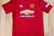 2020/21 Manchester United #18 Fernandes Adidas Jersey Size Age 15/16 Years