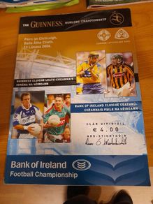 GAA All Ireland SHC quarter final and semi final programmes