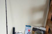 Boat  Rod and assorted tackle