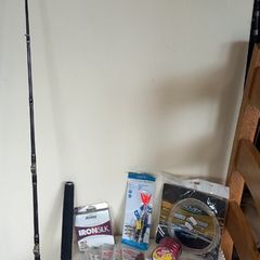 Boat  Rod and assorted tackle