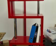 Red Ikea Shelf