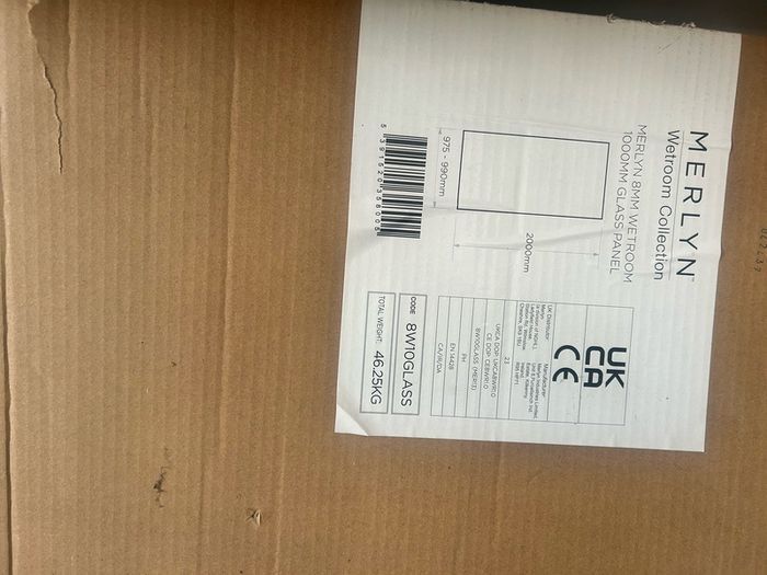 Merlyn 1000mm 8mm Wetroom Shower Panel