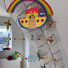 Wooden mobile