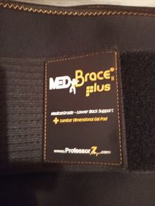 Medi-brace plus 3xl back brace/belt