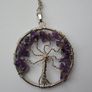 Amethyst Tree of Life pendant. Necklace,Jewellery,Feb birthstone,Gift Image 2