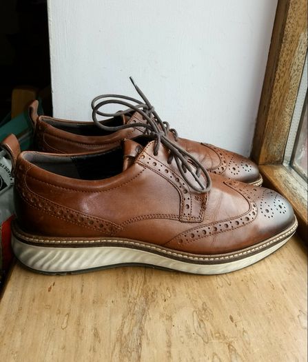 Ecco St1 Hybrid Quality Leather Shoes Size 7(40)