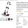 Sack Truck, Foldable, Meister, 200 kg Load Capacity Image 5