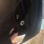 Black elastic chocker mini dress size M UK10 EU38 Postage included Image 4