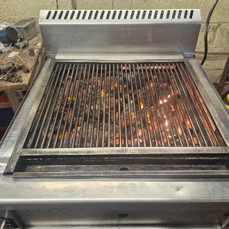 Refurbished Lava Stone Gas Char Grill 7076