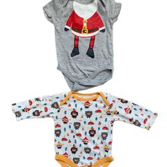 Christmas Baby Top/Vests  3-6mths