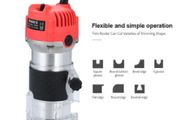 Electric Trimmer 220V  800W    Woodworking Hand Router Tools for Carpentry 30000r/min Huter Power Tools Electric Trimmer