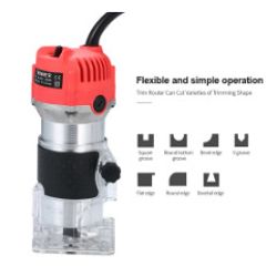 Electric Trimmer 220V  800W    Woodworking Hand Router Tools for Carpentry 30000r/min Huter Power Tools Electric Trimmer