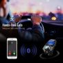 FM Transmitter, Bluetooth FM Transmitter Radio Adapter Car Kit with 5V 2.1A USB Car Charger MP3 Player Support TF Card USB Flash Drive, Aux Output and Input - Black Image 5