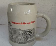 Hurlimann Bier/Beer 0.4L Stein/Tankard