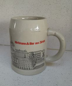 Hurlimann Bier/Beer 0.4L Stein/Tankard