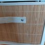 4 drawer wooden shelf storage unit. Image 5
