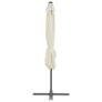 Cantilever Umbrella with Steel Pole Sand Image 5
