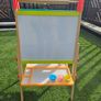 Kids Wooden Double Sided Easel Chalkboard and Whiteboard Image 2
