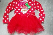 New Girl Christmas Santa Tutu Dress size 5-6yrs