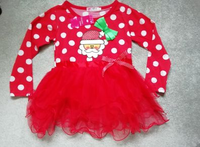 New Girl Christmas Santa Tutu Dress size 5-6yrs
