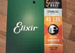 Elixir Stainless Steel 45 to 135 Bass Strings