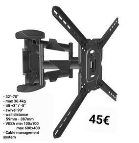 TV Wall Mount Bracket Tilt Swivel 32" - 70" TV