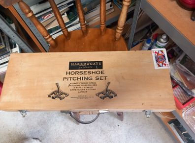 Horseshoe pitching  garden game, heavy, D18