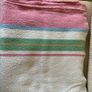 Beautiful Vintage Textured Blanket, Colourful Woven Design Image 2