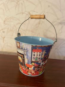 Tobar Decorative Metal Bucket / Storage Nursery / Toy Design