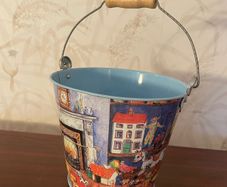 Tobar Decorative Metal Bucket / Storage Nursery / Toy Design