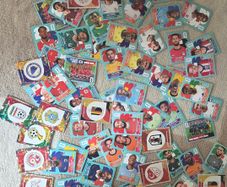 75 world cup panini Stickers and 38 digital sticker codes
