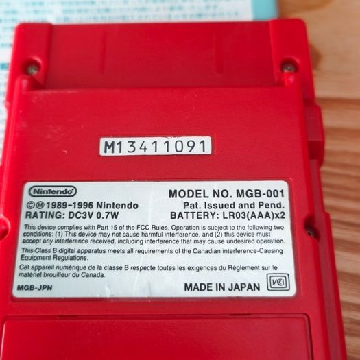 Boxed Nintendo Game Boy Pocket Gameboy.