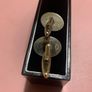 Rare Gold Silver Cufflink Humko Image 3