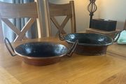 Antique French Copper Pans/Preserve Pans